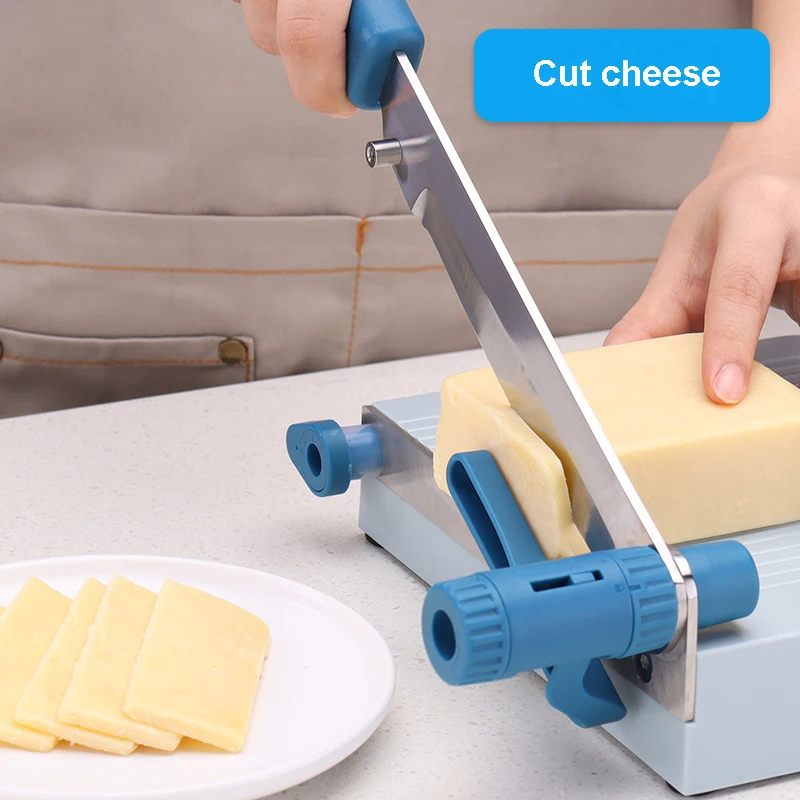 Household Manual Slicer Sausage Dried Meat Cheese Slicing Machine Multifunctional Cutter Thickness Adjustable