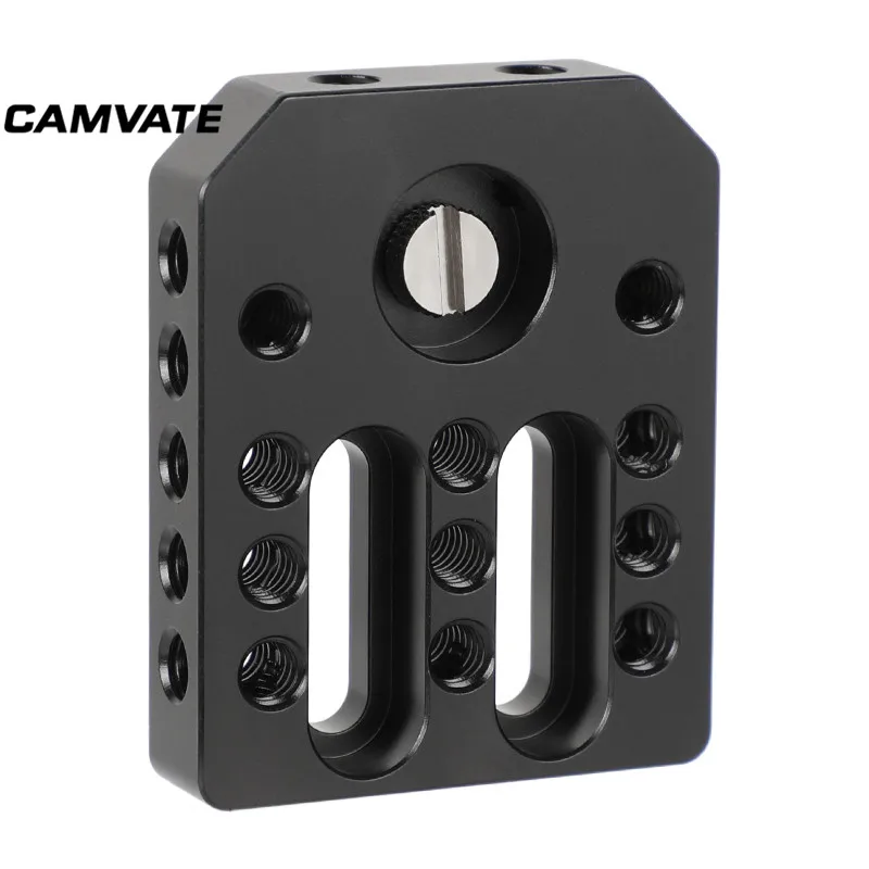 CAMVATE Camera Cheese Plate Top/Bottom Mounting Plate With 1/4\