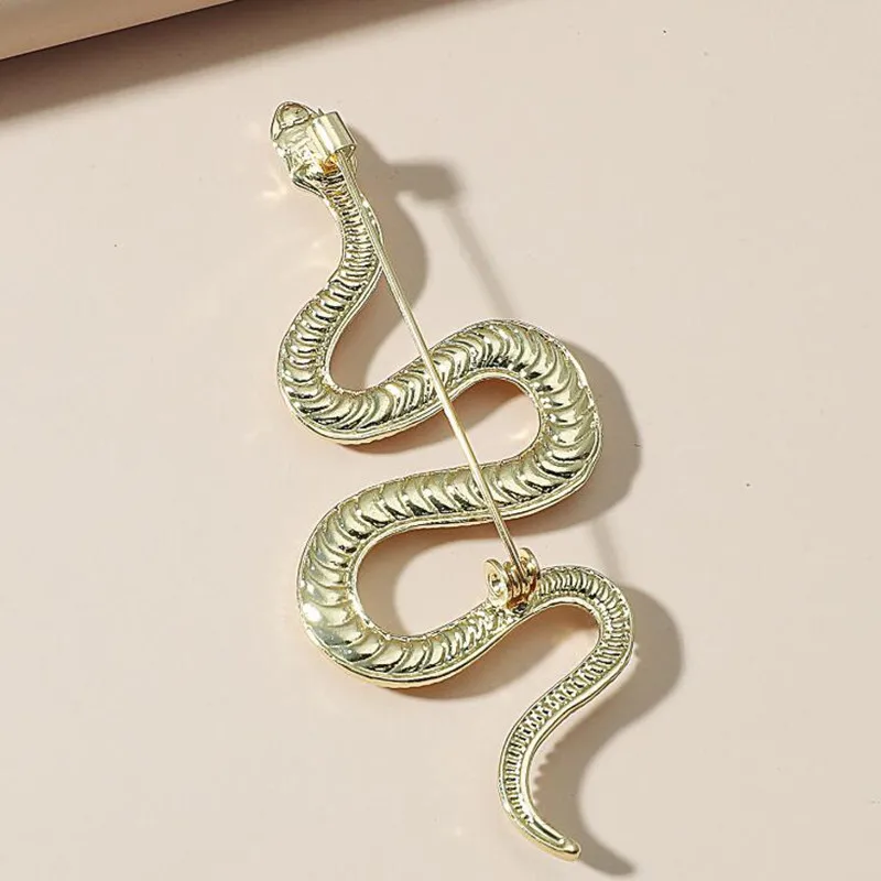 X148 جديد الأصالة شخصية بيثون الأفعى سبيكة بروش دبابيس، الأزياء والمجوهرات بالجملة #4