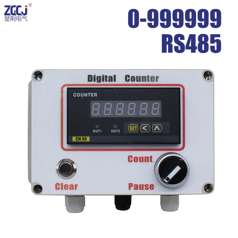 

0-999999 Digital counter with RS485 communication function can connect with Proximity switch or button smart counter