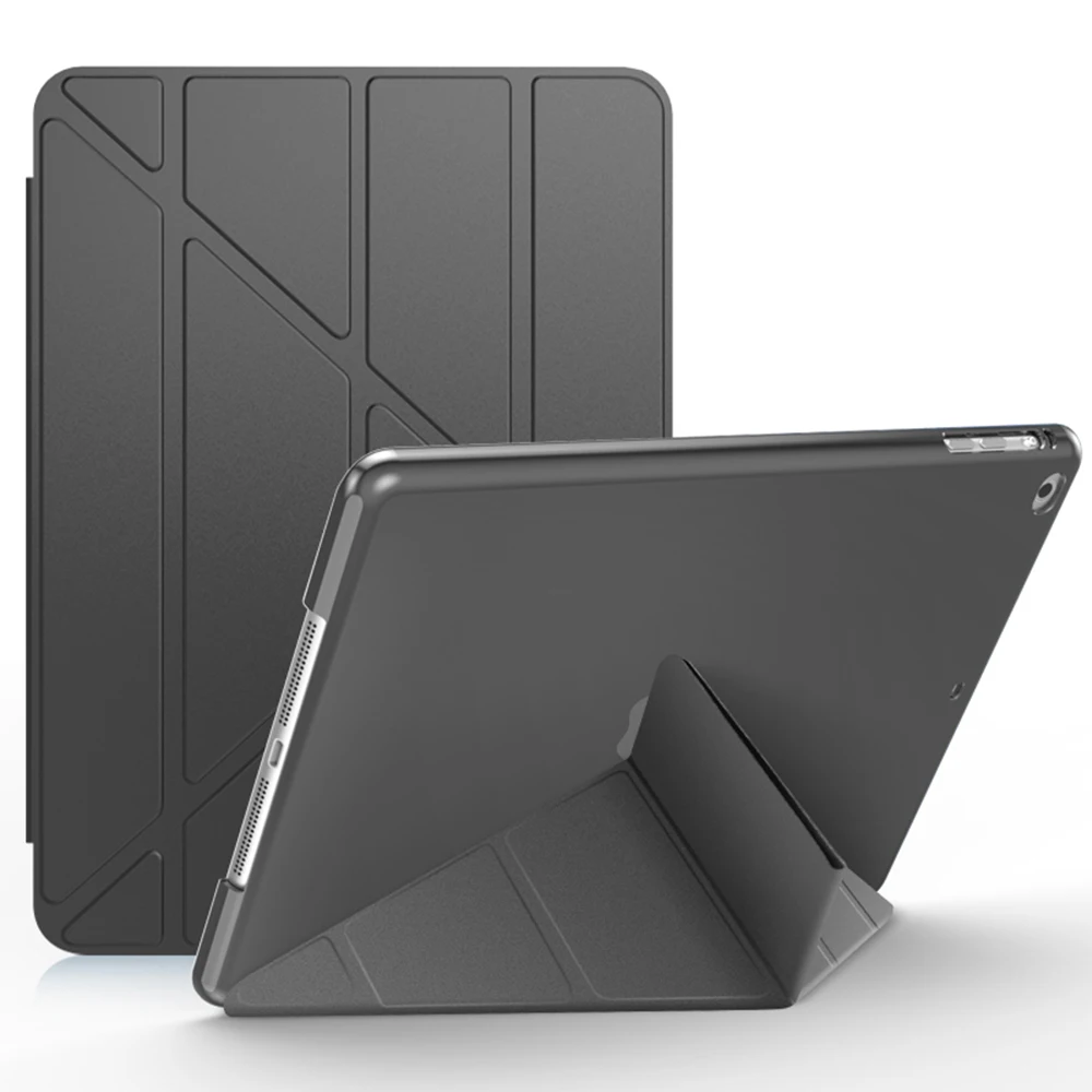 

Funda For iPad 10”2 2021 Case PU Leather Multi-Fold Stand Tablet Cover For iPad 2020 2019 Case 7 8 9 Generation
