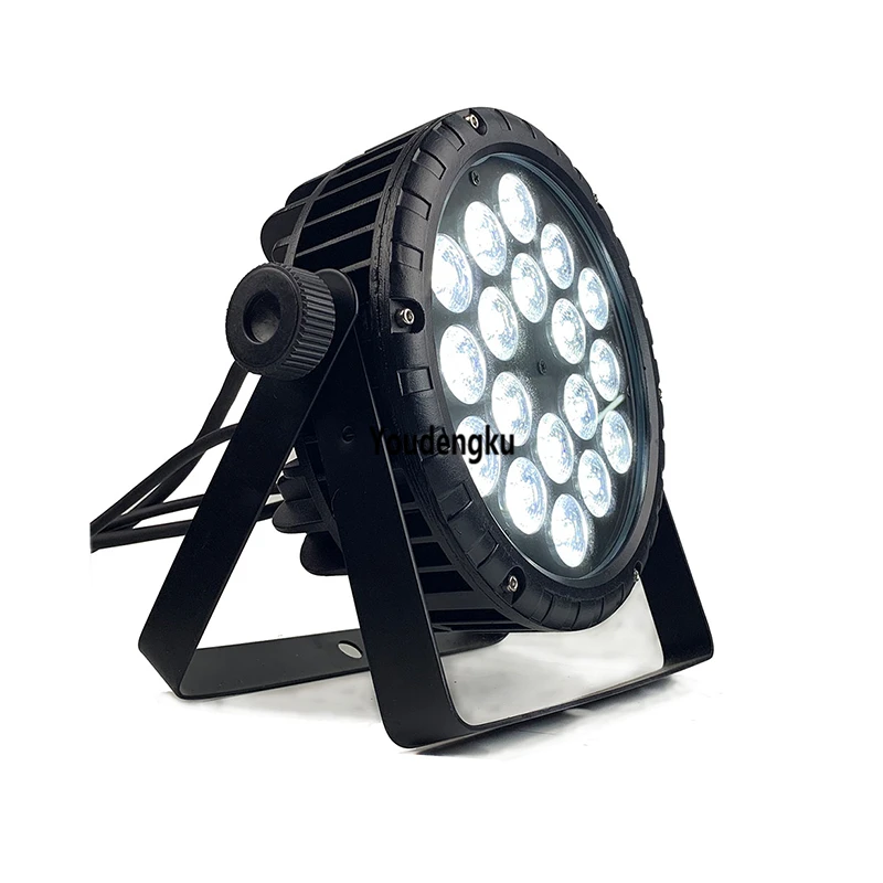 dmx512 waterproof IP65 par led light 18x10w rgbw led 4 in 1 flat par light for outdoor events