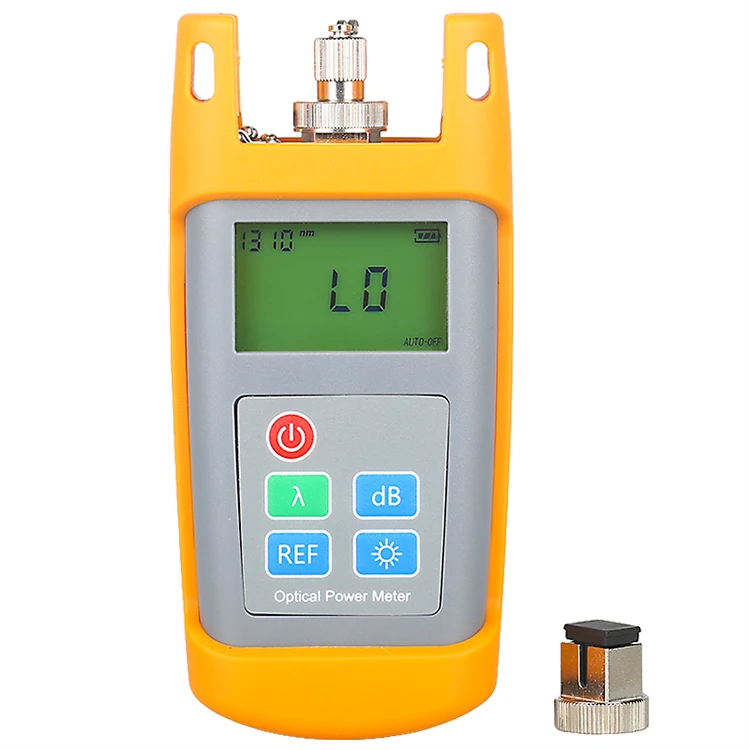 

Wavelength 800-1700nm Handheld High Quality -50~+26dbm Fiber Optic Power Meter