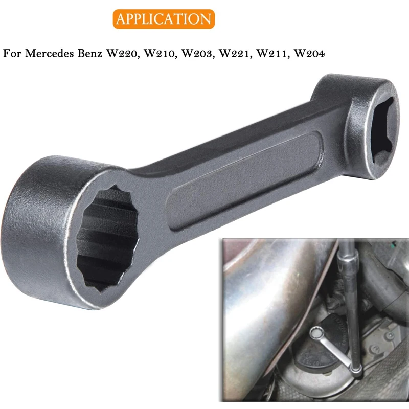 Engine Screw Nut Remover Wrench Tool, 16mm Offset Engine Mount Wrench FOR Mercedes Benz W220/ W210/W203/W221/W211/W204