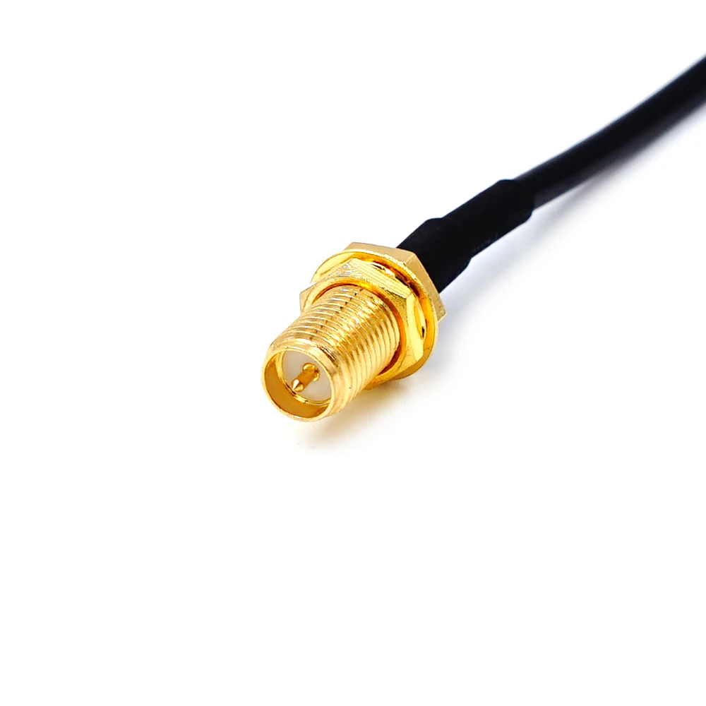 RP SMA Weiblichen zu Fakra c typ Adapter Stecker zu GPS Antenne Verlängerung Kabel RG174 Zopf – Detail 2