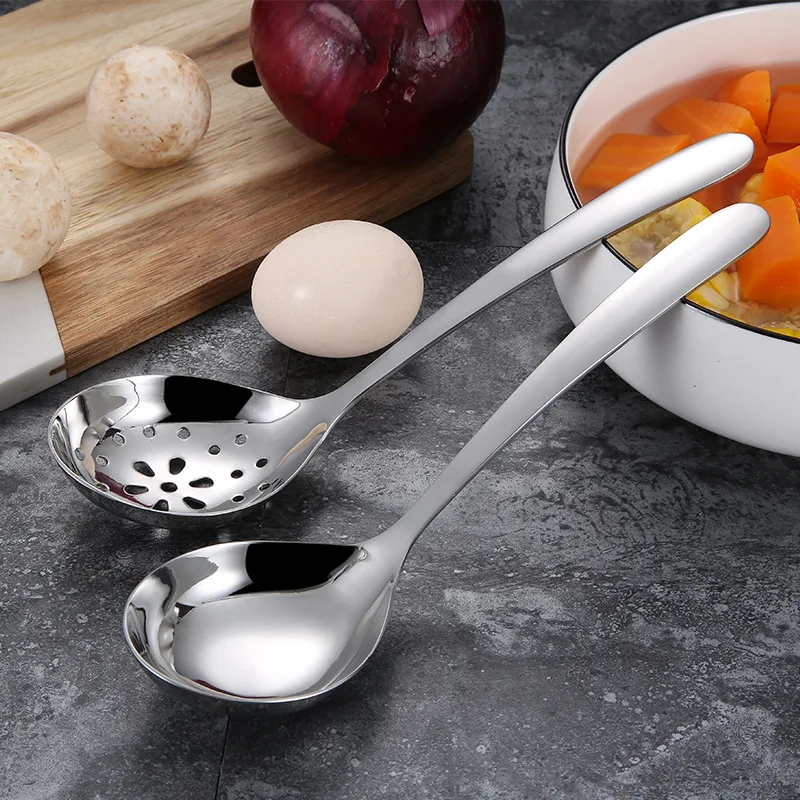 304 stainless steel spoon hotel household porridge soup spoon increase capacity public table spoon