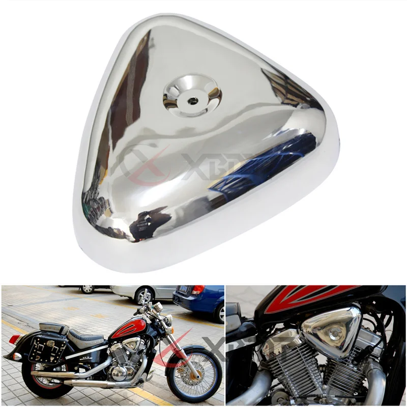 

Motorcycle Accessories Protective Shell Chrome Air Cleaner Filter Cover Cap For Honda Steed 400 600 VLX VLX400 VLX600