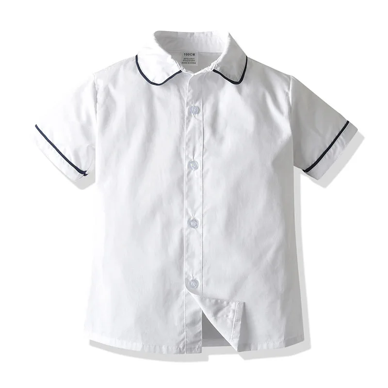 Kids Baby Boy Gentleman Outfit Formal Clothes Party White Bow Tie Shirt Top +Pants 3pcs Cotton Set Child Wedding Party Suit