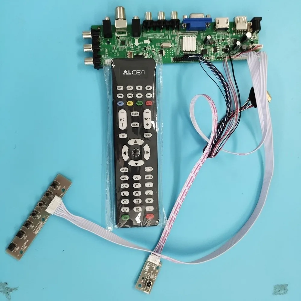 Kit For LP156WD1-TLA1/LP156WD1-TLB1 40pin DVB-T remote Signal controller board WLED VGA LED HDMI digital 1600X900 TV LVDS USB AV