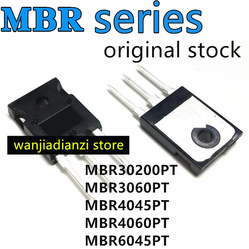 5PCS MBR30200PT MBR3060pt  MBR4045  MBR4060  MBR6045 Schottky diode  TO-247 30 a 200 v, schottky rectifier diode rectifier