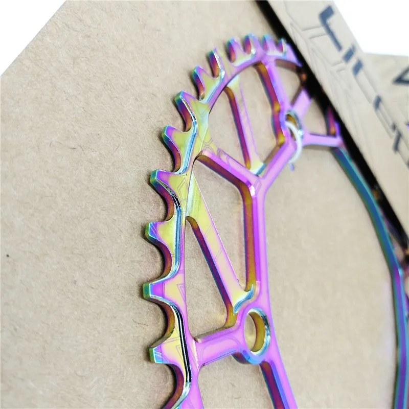 Litepro 130BCD Chainwheel 46T 48T 50T 52T 54T 56T 58T Chainring Titanium-plating 1-8-9-10 Speed Bike Chain Wheel Crankset Parts