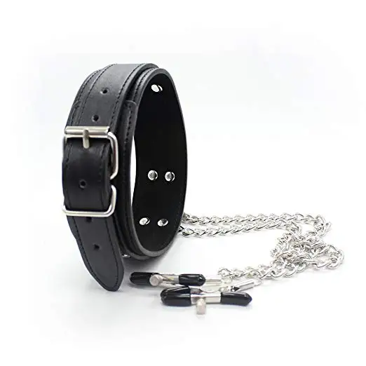 ألعاب الكبار ألعاب مثيرة للنساء الأزواج BDSM عبودية الوثن طوق سلسلة الياقات الحلمة المشابك المهبل البظر منتجات جنسية