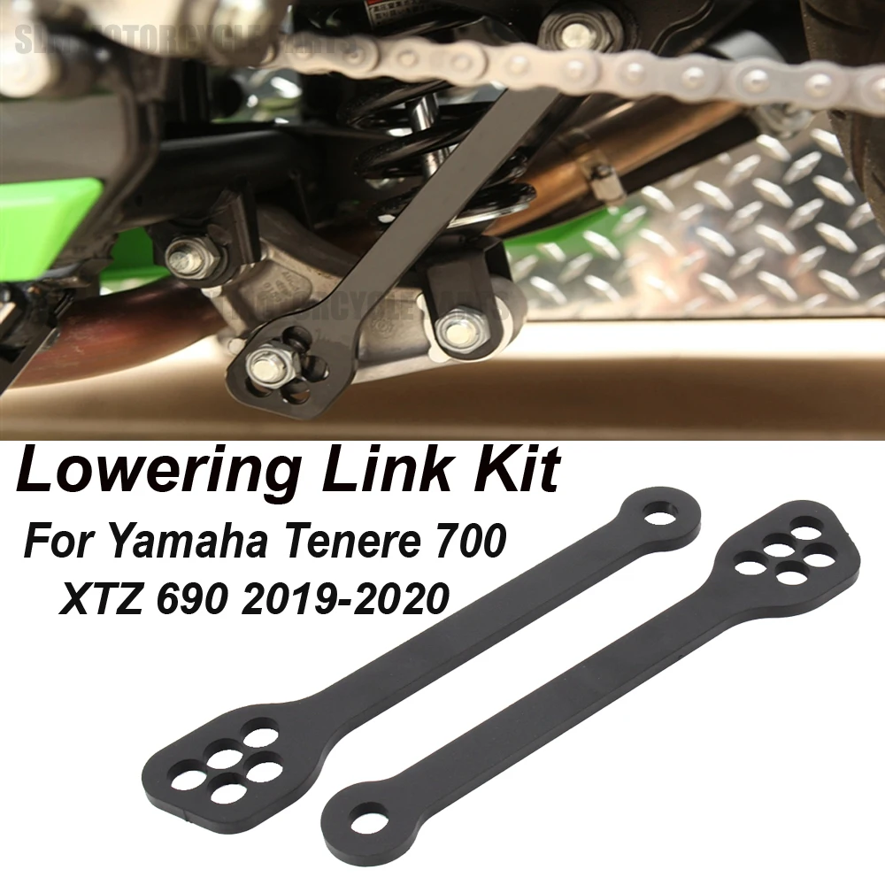 

New Motorcycle Linkage Lowering Link Kit 2019-2022 Rear Suspension Cushion Drop Connecting For Yamaha Tenere 700 T7 XT690Z 2021