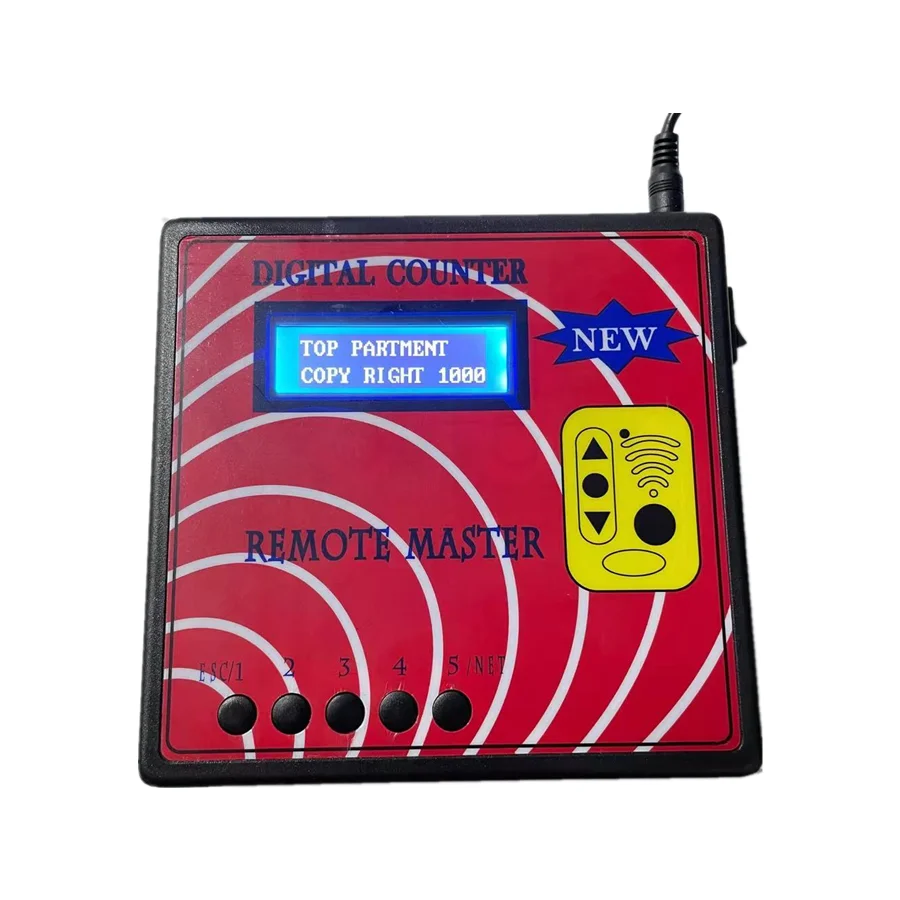 QBYteco Digital Counter Frequency Tester,Fixed/Rolling Auto Remotes Copier/Master,Regenerate RF Remote Controller,Key Programmer