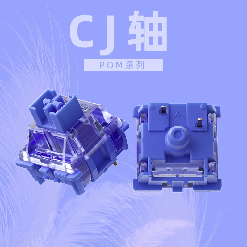 

GATERON CJ Switch Linear 45g 50g pom Series Purple Translucent Mechanical Keyboard Customize GK61 SK61 RK61 Anne Pro 2 PC Game