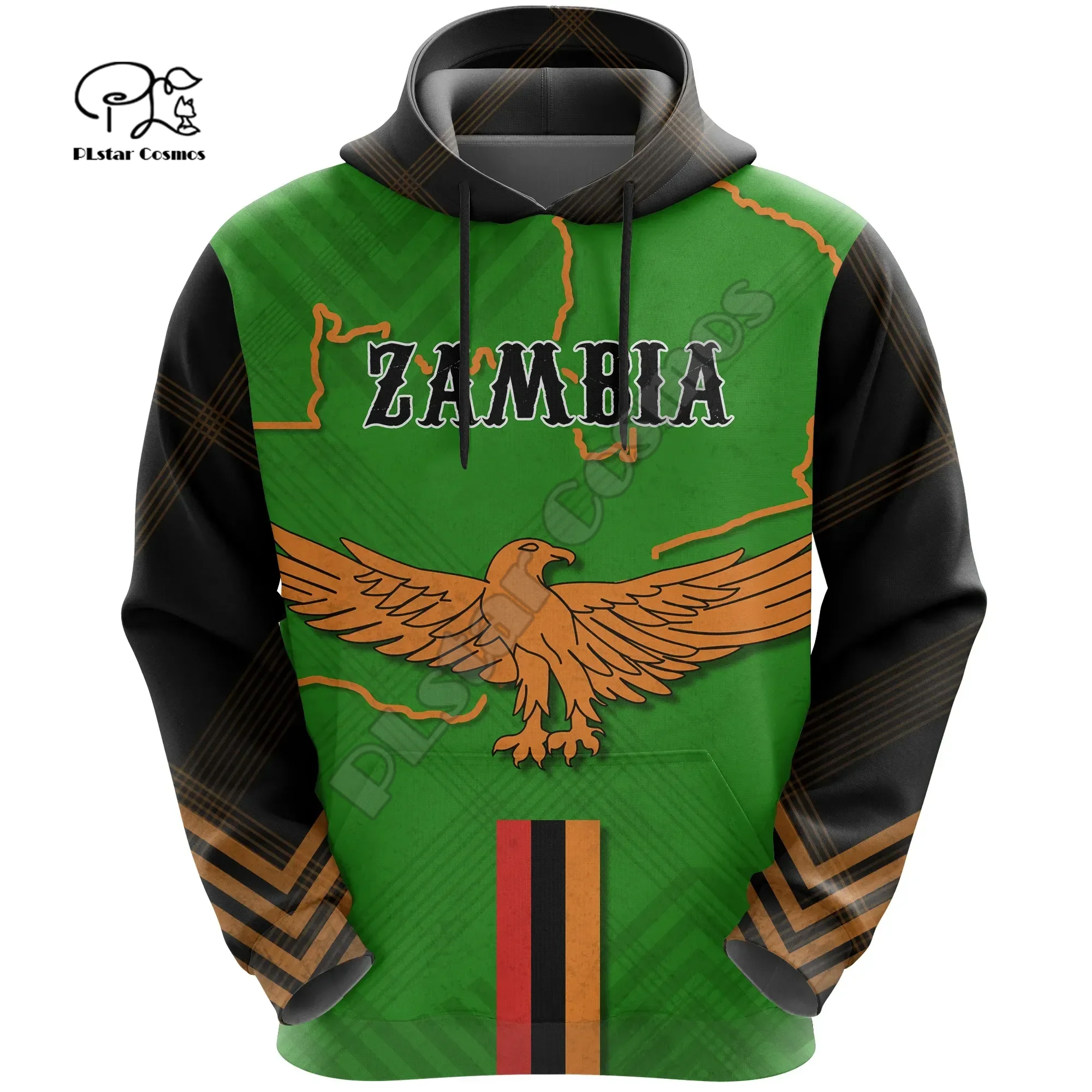 

PLstar Cosmos Newest Africa Zambia Country Flag Tribe Culture Tattoo Pullover 3DPrint Men/Women Harajuku Autumn Funny Hoodies A7