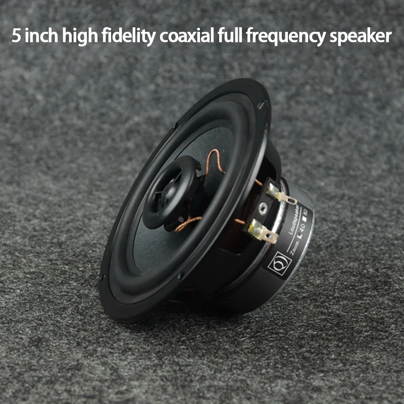 KYYSLB Q 25W 4ohm 5 Inch High Fidelity Coaxial Full Frequency Speaker Background Music Speaker High Sensitivity Speaker