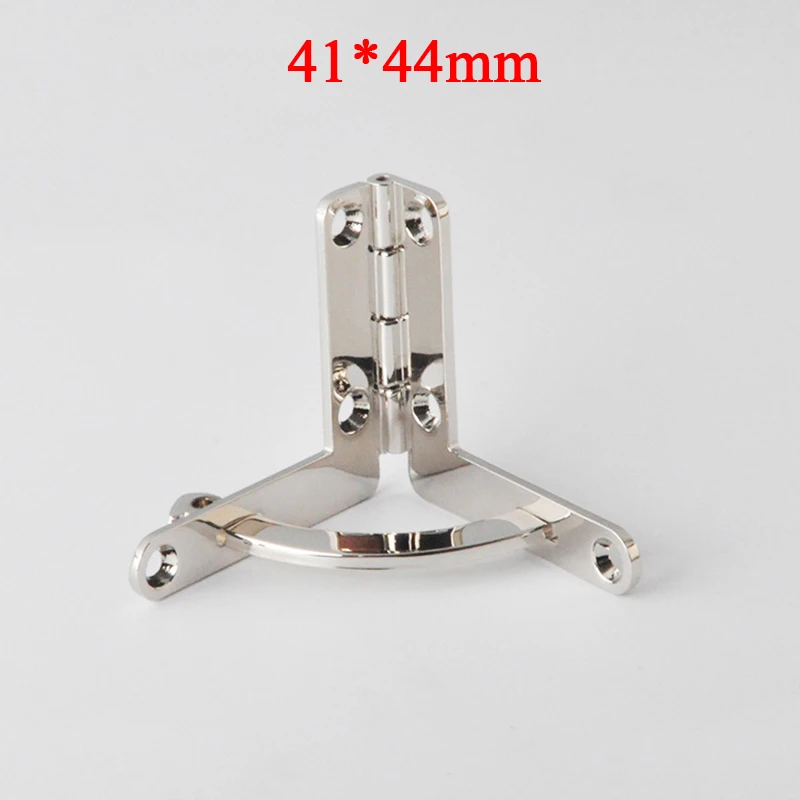 BRAND NEW 200PCS 41*44mm Zinc Alloy Box Hinges Quadrant Hinges For DIY Wooden Gift Box Cases Humidor Jewelry Hinges Silver Tone