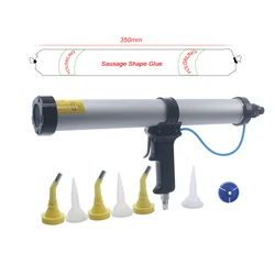 YOUSAILING 15 Inches 600ml Sausage Pneumatic Caulking Gun Silicone Sealant Gun Air Rubber Gun Caulk Applicator Tool