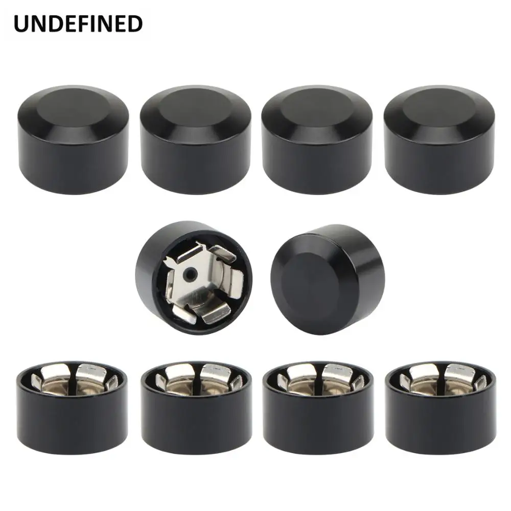 10pcs Motorcycle Head Bolt Cover Schrauben Motor Bolts Cap Screw Covers For Harley Twin Cam Softail Dyna Sportster