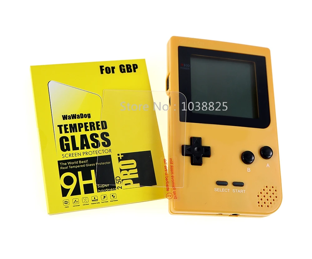 1 Juego de película protectora de vidrio templado antiarañazos para Gameboy GB GBA GBC GBP GBA SP protector de película