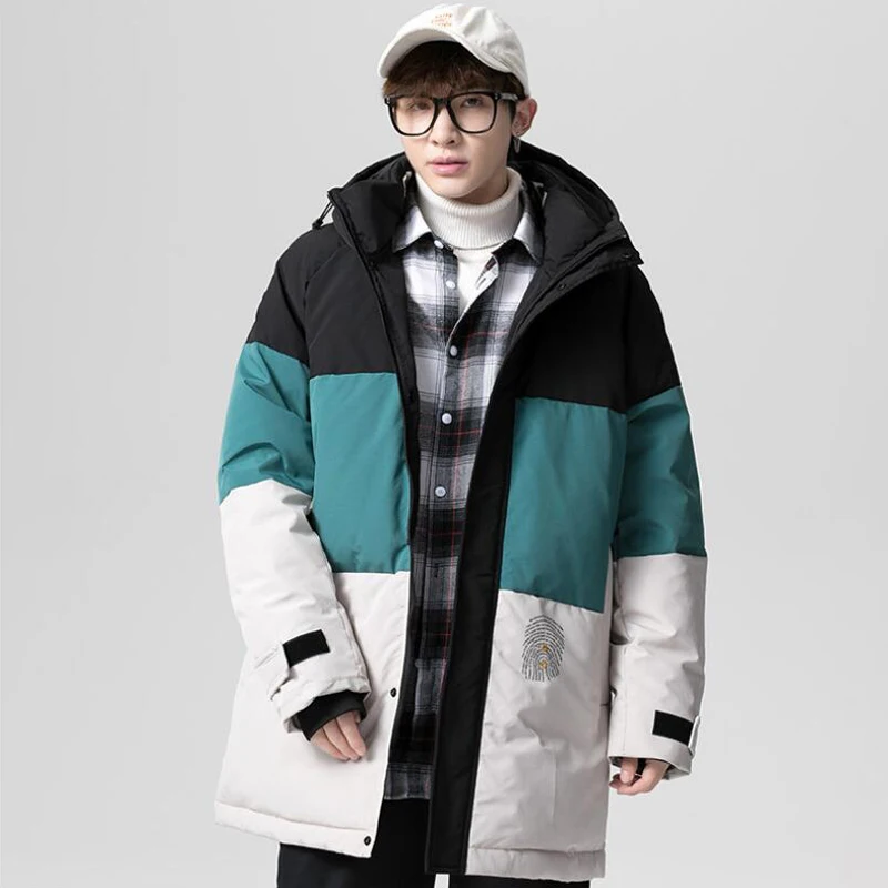 HALACOOD Männlichen 90% Unten Jacken Männer Winter Jacke Männer Mode Dicke Warme Parkas Weiße Ente Unten Mäntel Casual Mann Lange unten Jacken