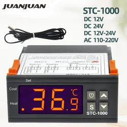 STC-1000 Temperature Controller Thermostat Thermoregulator Incubator Relay Brewing Incubator Heater Cooler 12V 24V 220V 30% OFF