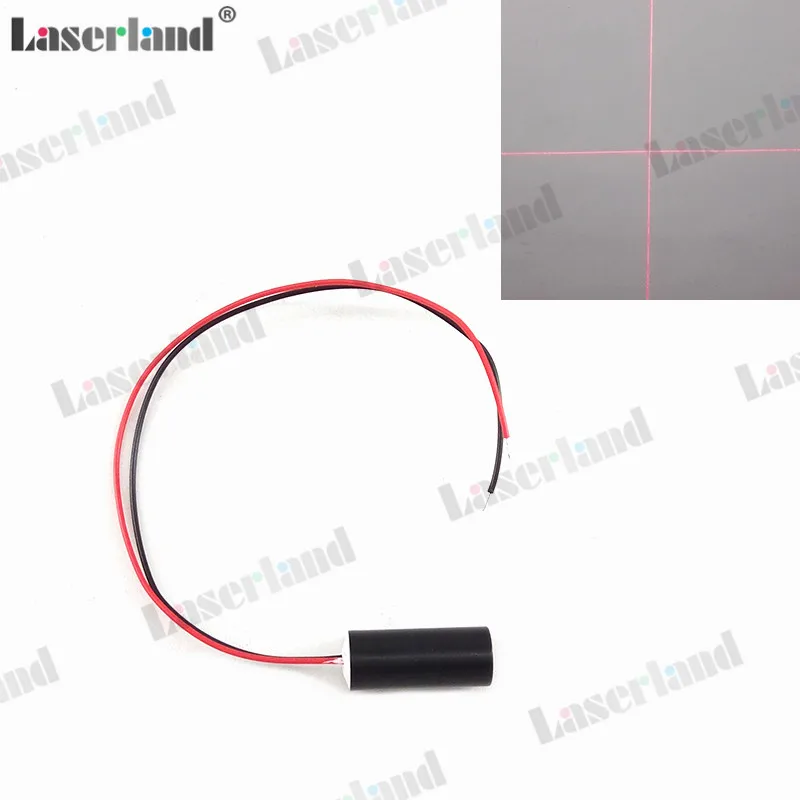 9*21 millimetri 635nm 10mw Modulo Laser Croce Rossa 50 gradi di Messa A Fuoco Fisso