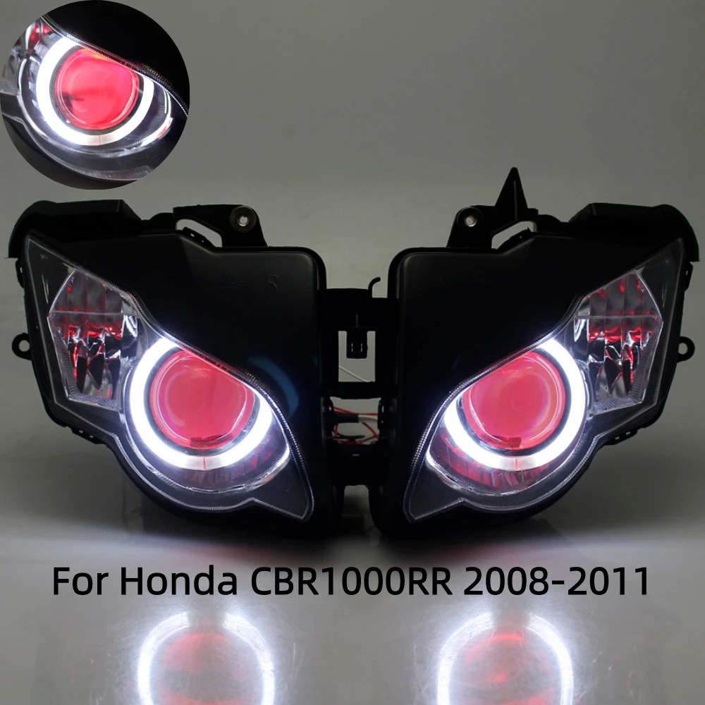 

Motorcycle Custom Headlight HID Assembly HeadLamp For Honda CBR1000RR CBR 1000 RR 2008 2009 2010 2011