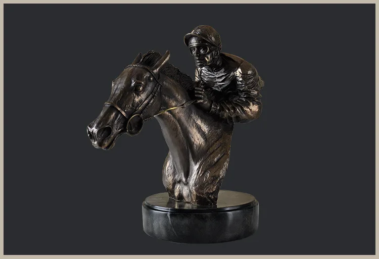 

abstract horse knight soldier figure art decoration resin model statue handicraft sculpture living room Home decoration a2026