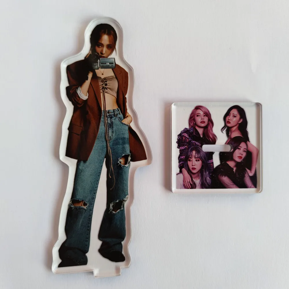 KPOP MAMAMOO อะคริลิค Standing Sign Photo Board พลังงานแสงอาทิตย์ Moon Byul Whee ใน Hwa Sa รูป Figurine StandeeFan Collection