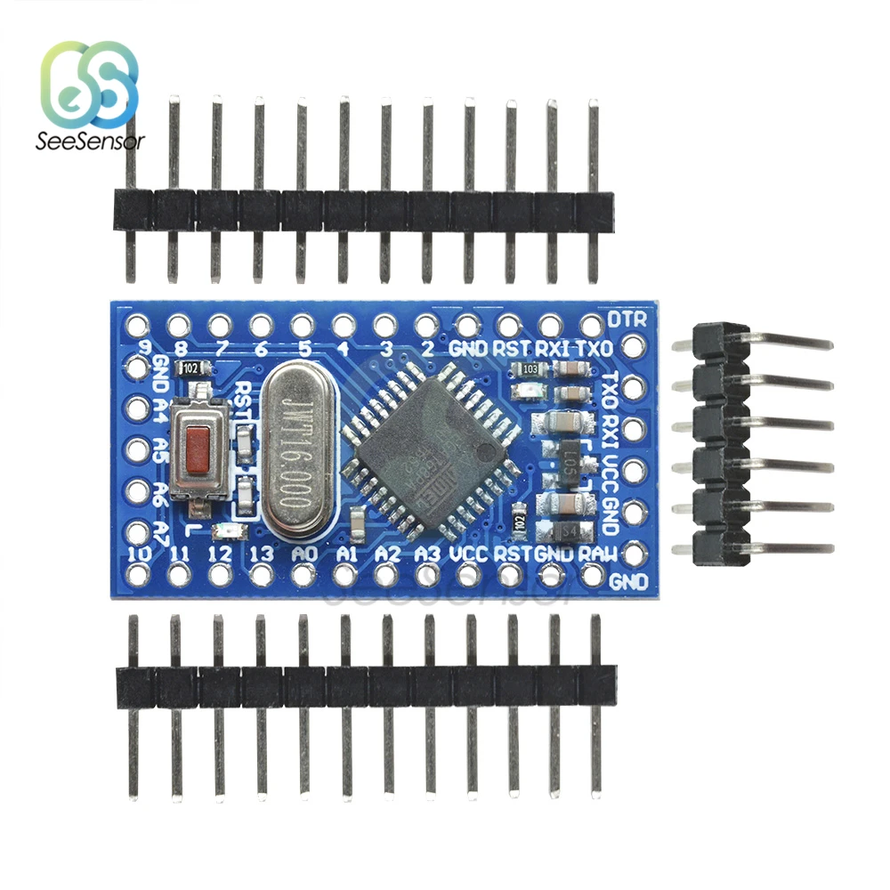 Pro Mini 168 Mini ATMEGA168 5V/16MHz For Arduino Compatible With Nano Microcontrol Micro Control Board