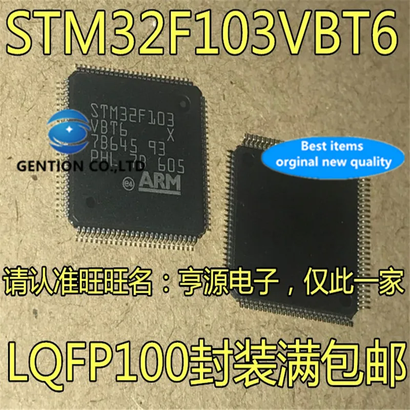 

2Pcs STM32F103 STM32F103VBT6 LQFP100 128K flash 32-bit microcontroller chip in stock 100% new and original