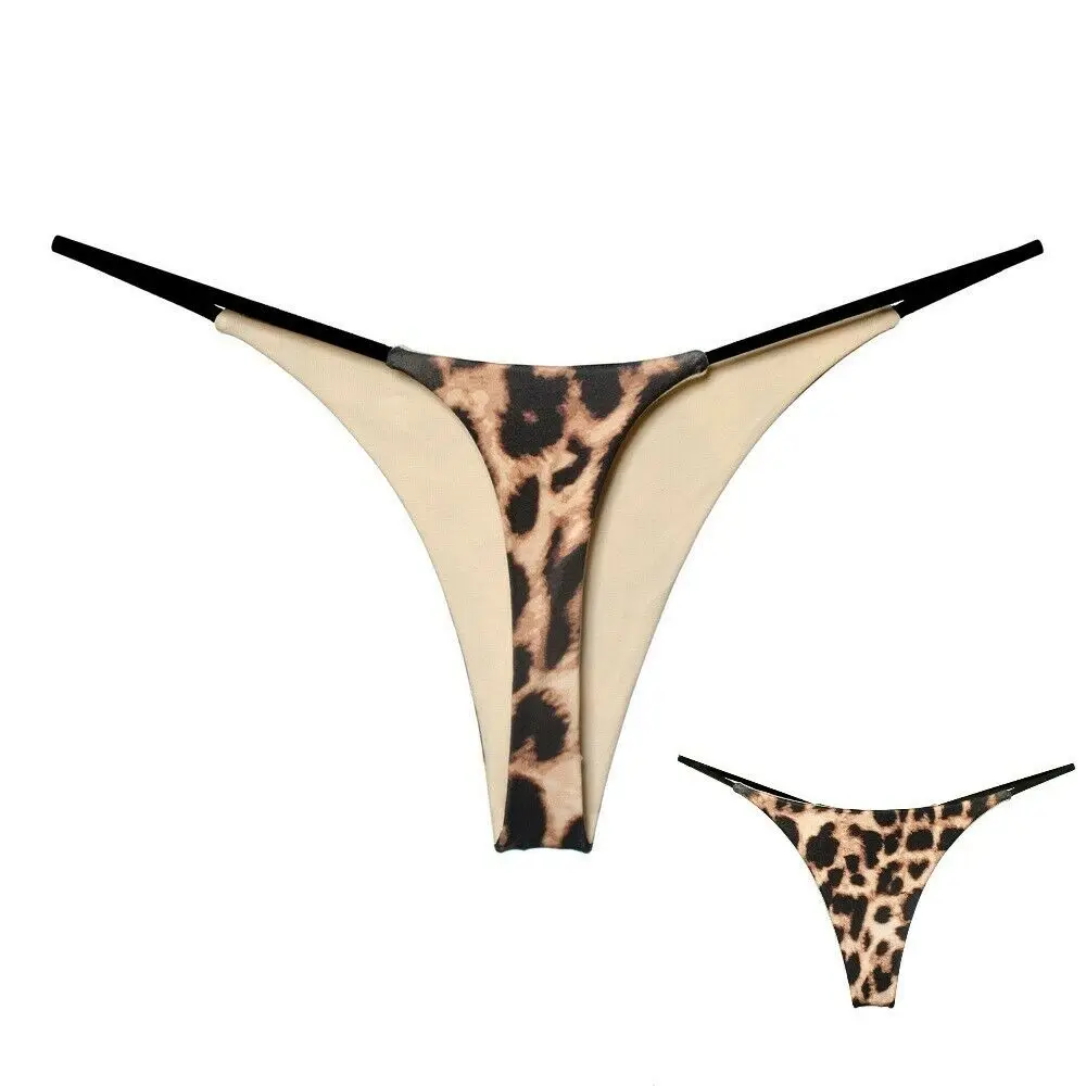 

Wholesale Lots 6PCS Womens Leopard Knickers T-pants Thongs G-strings Undies Panties Undies Hipsters Tangas Thongs Drawers