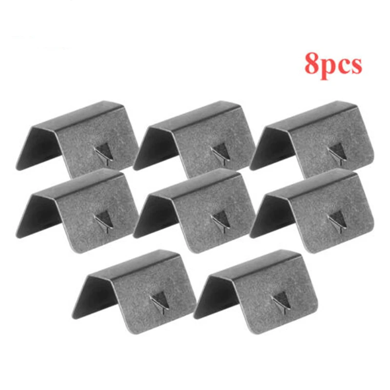 1/4/8 Pcs Universal Car Rain Eyebrow Clip In Channel Wind / Rain Deflectors Fitting Clips Replacements