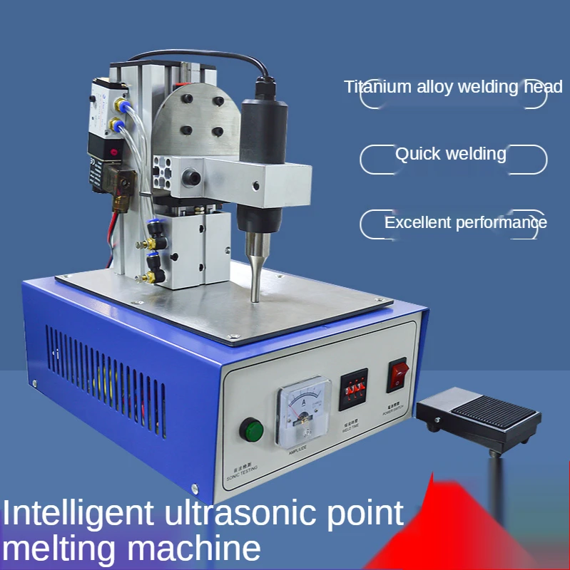 220V 1200W ultrasonic generator mini type integrated spot welding machine ear band machine equipment