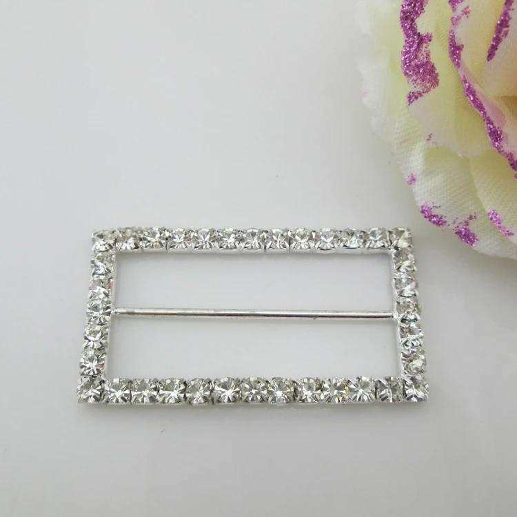 10pcs diamante rhinestone buckle wedding supplies