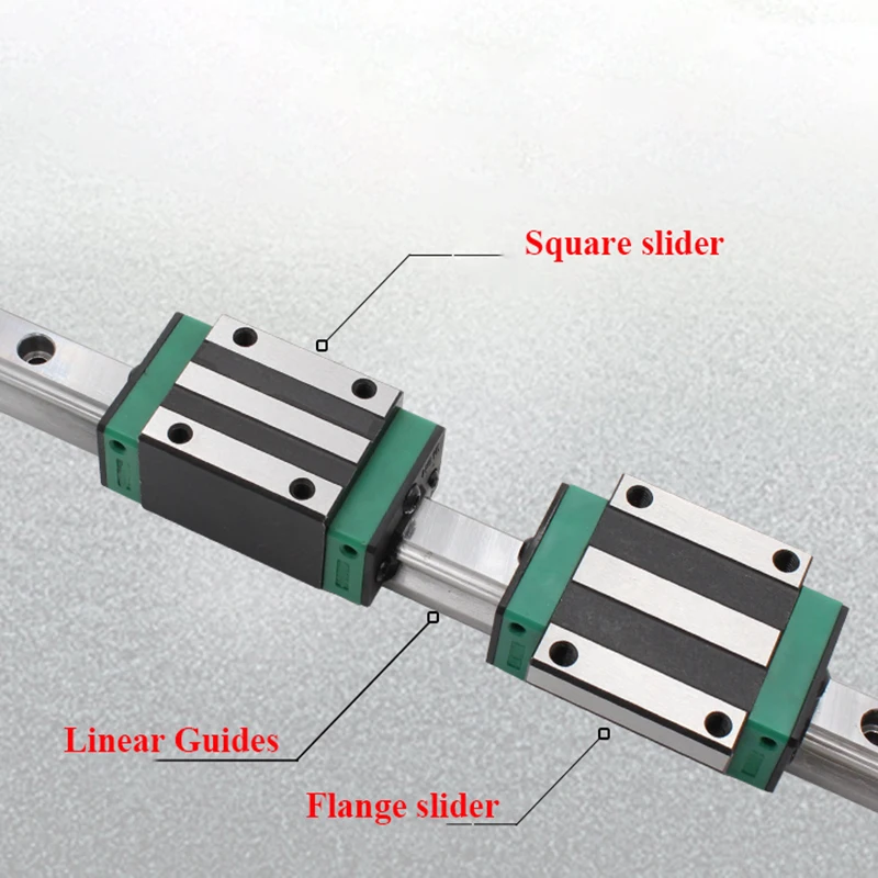 2/4Pcs HGH15CA HGW15CC HGH20CA HGW20CC Linear Bear Slide Block Carriage Match Use HGR Linear Guide With Grease Nipple For CNC