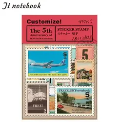 Notebook Sticker Diary Notepad Vintage Pirate Leather Note Book Replaceable Stationery Gift Traveler Journal