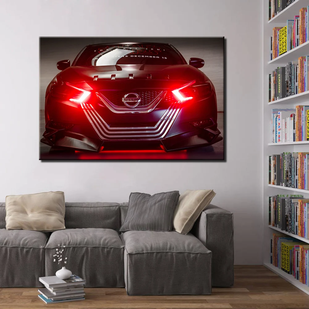 Nissan Maxima Kylo Ren Supercar Poster Custom Home Decoration Fashion Canvas Fabric Wall Art Wallpaper