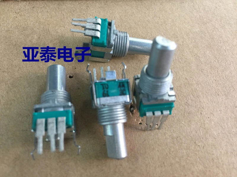 

[BELLA] Alps brand RK09 precision potentiometer single connection A10K A20K A100k shaft length 15mm half handle-10PCS/LOT