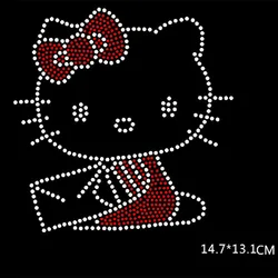 Adesivo per cartoni animati ferro su applique patch hot fix strass motivi di trasferimento disegni ferro su trasferimento fissaggio strass per camicia