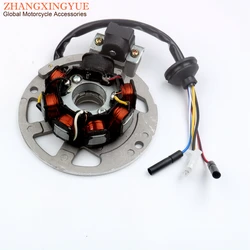 7 coil 6 wire Scooter Coil Magneto Stator for Malaguti F12 Phantom 50 AC 2 stroke