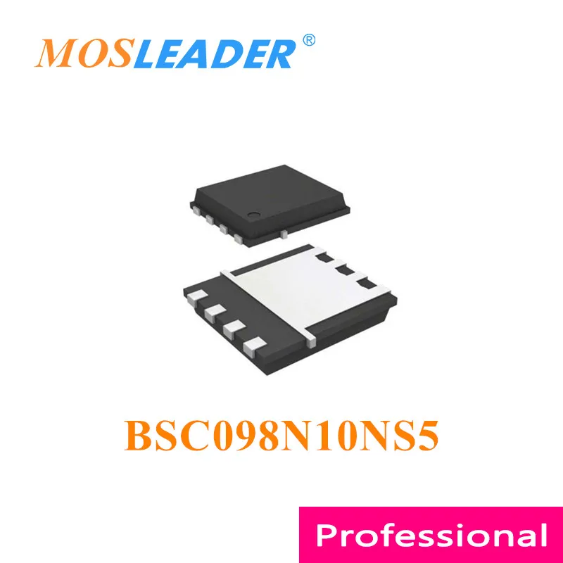 

Mosleader BSC098N10NS5 DFN5X6 100PCS 500PCS 1000PCS N-Channel 100V 60A Chinese High quality Mosfets