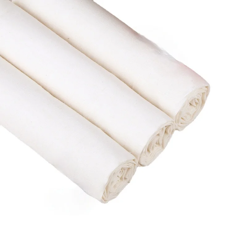 

Width 57-62inch Gauze pure cotton white gauze edible soybean milk filter cloth tofu Material steamed Fabric