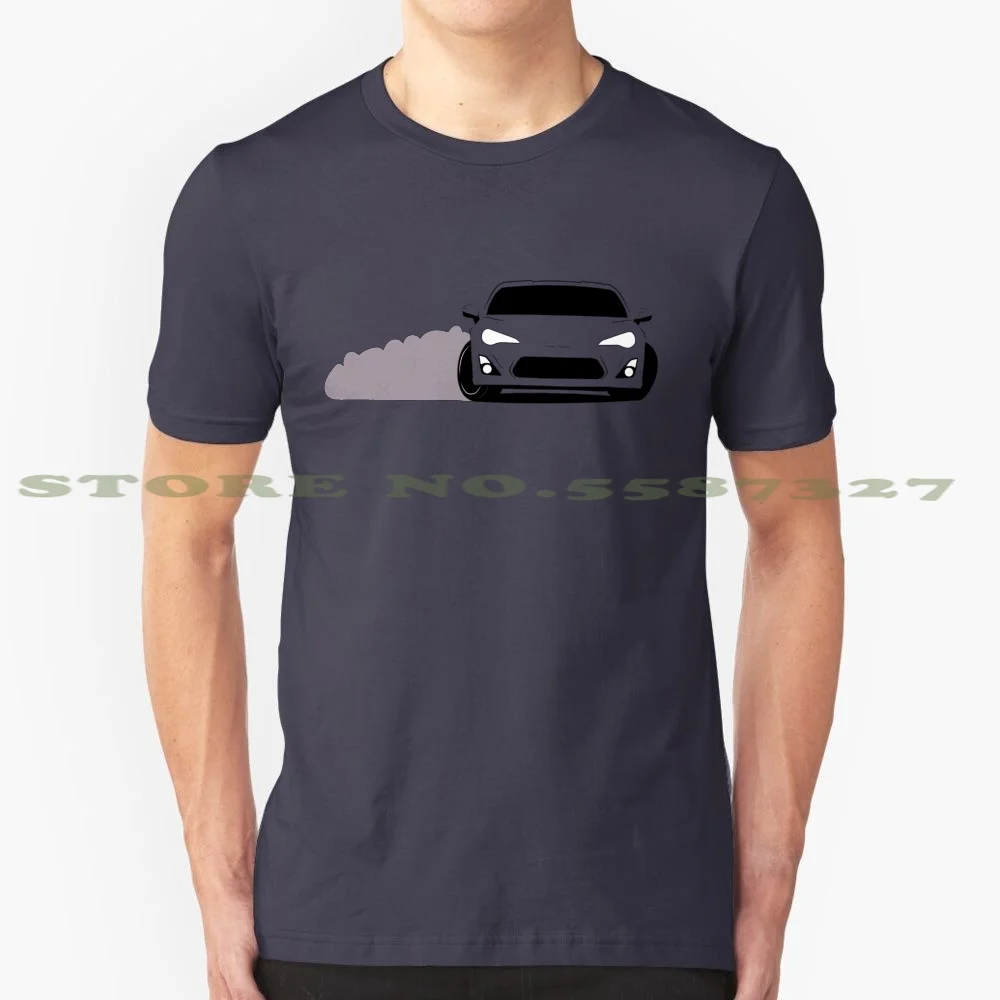 Zn6 Drift 100% Pure Cotton T-Shirt Gt86 Frs Zn6Fr Drifting Smoke Motorsport Rwd Sideways