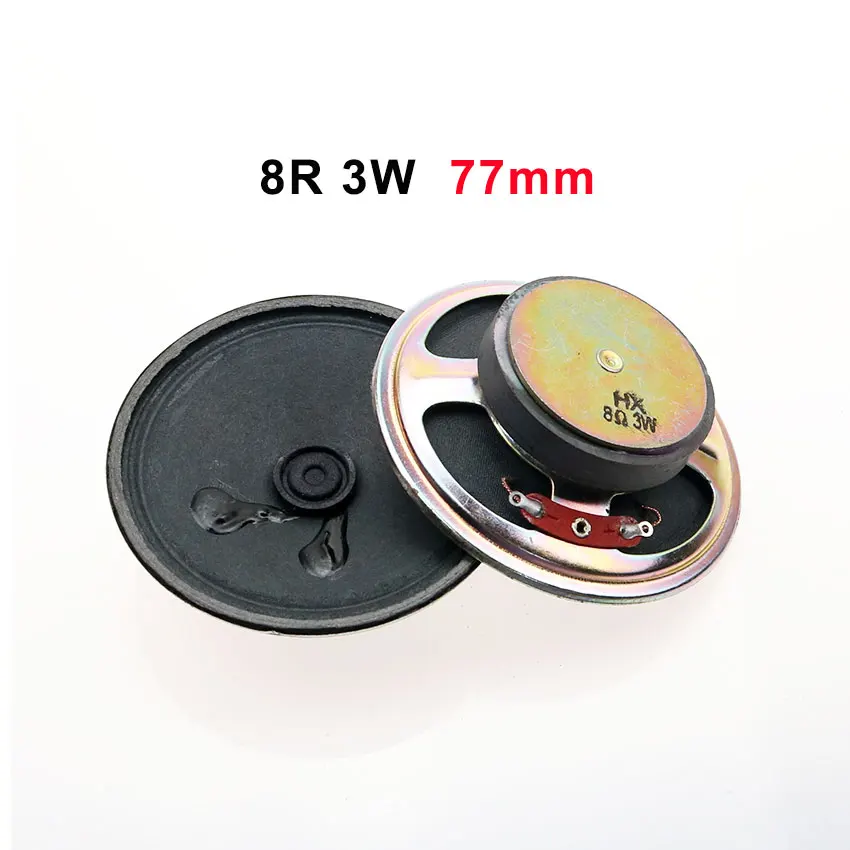ChengHaoRan 1 шт. 8 Ом 2 Вт 3 Вт 5 Вт 10 Вт громкий динамик 8R 40 мм 50 мм 66 мм 57 мм 77 мм 41x71 мм 50x90 мм громкий динамик