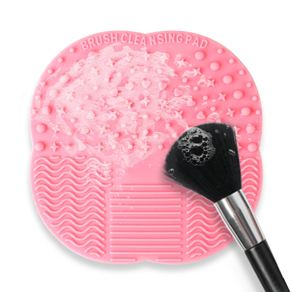 THINKSHOW Silicone Makeup Brush Cleaner Pad Make Up Washing Brush  Gel Cleaning Pad Foundation Makeup Brush Scrubber Board Mat