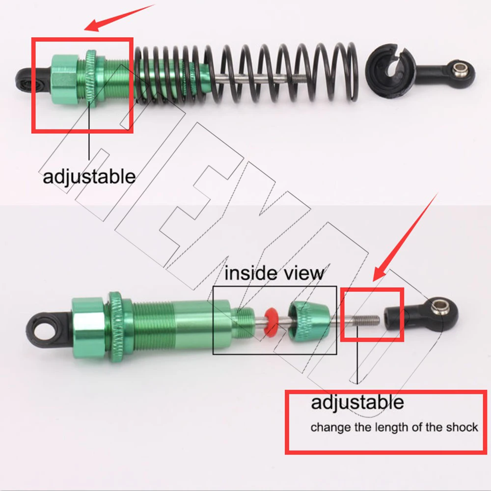 WPL C14 C24 MN D90 MN99s RC Car Metal Steering Link Rod Pull Rod Mount Seat Shock Absorber Set Upgrade Accessories Spare Parts