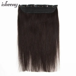 Isheeny Clip In One Piece Brazilian Hair Clips Tic Tac 5 clips 14